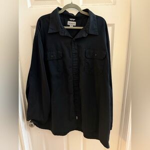 Carhartt Black 4XL Relaxed Fit Long Sleeved Shirt